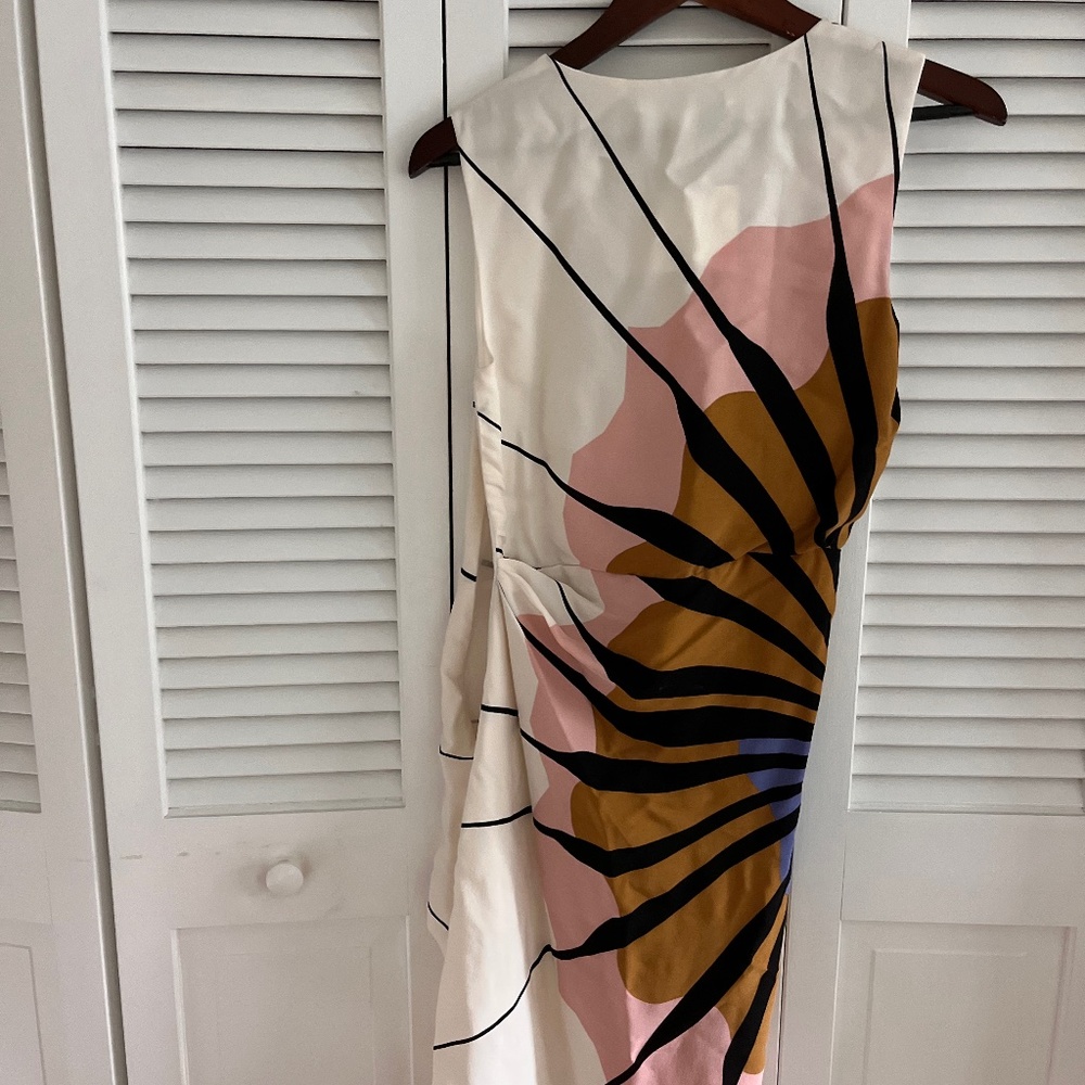 Dvf silk mini dress